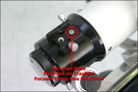 How to Attach a Finder to your Crayford Focuser