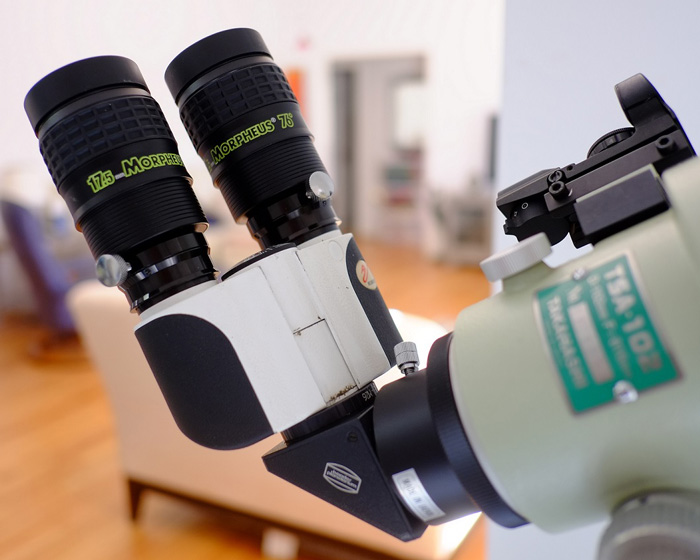 Baader Morpheus eyepiece setup