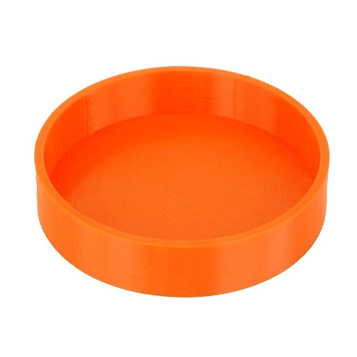 Plastic End Cap Dust Tube Flexible Caps 3D Astro Orange: ID = 2.12