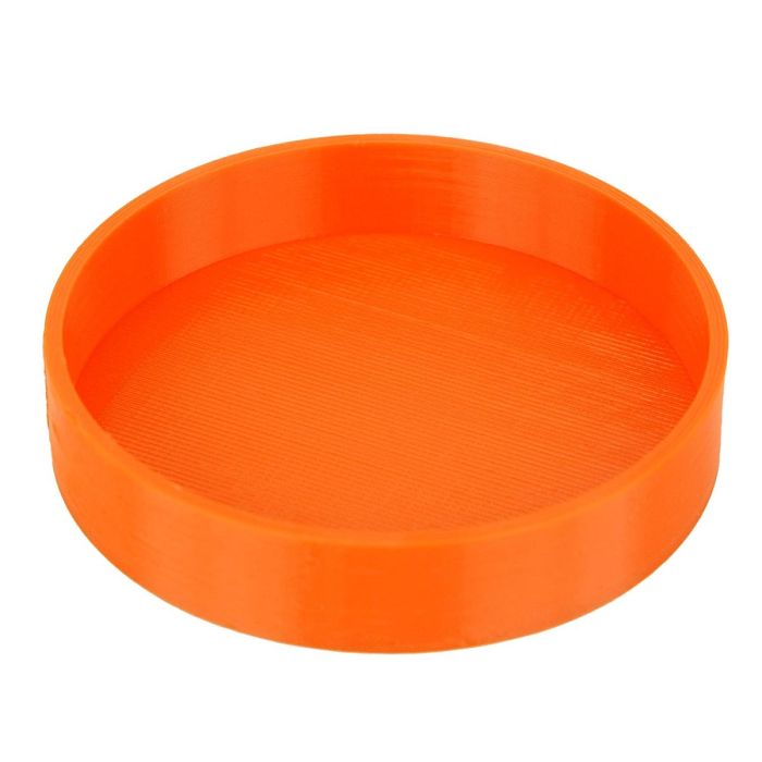 Plastic End Cap Dust Tube Flexible Caps 3D Astro Orange: ID = 2.74