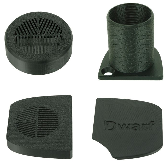 Dwarf Mini Telescope 4 Piece Dust Plug End Cap Bahtinov Mask Dew Shield Buckeye Stargazer #DwarfM-Set