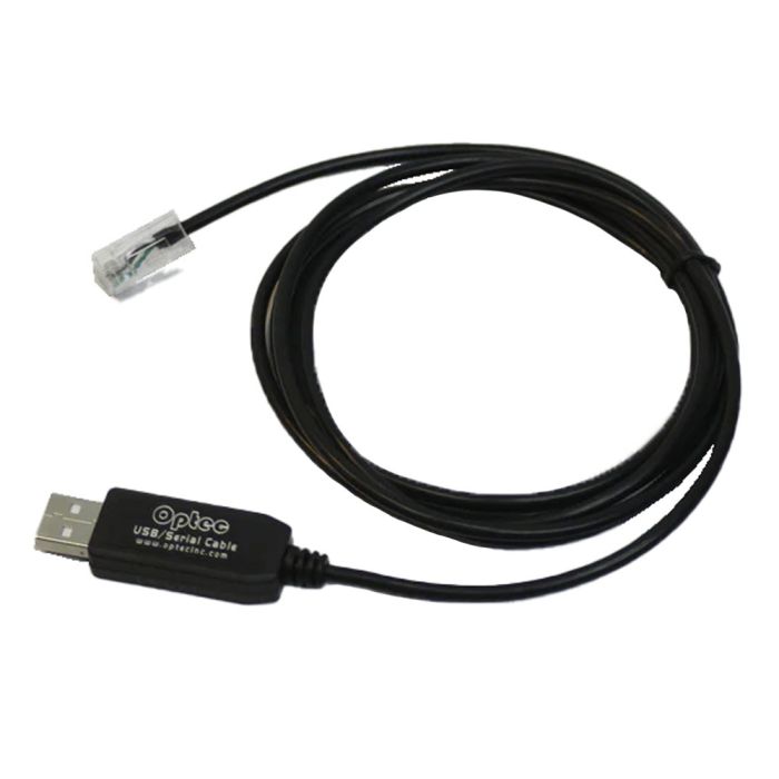 RJ12 to USB Converter Cable with Integrated FTDI OPTEC - 6ft, 12ft, or 25ft