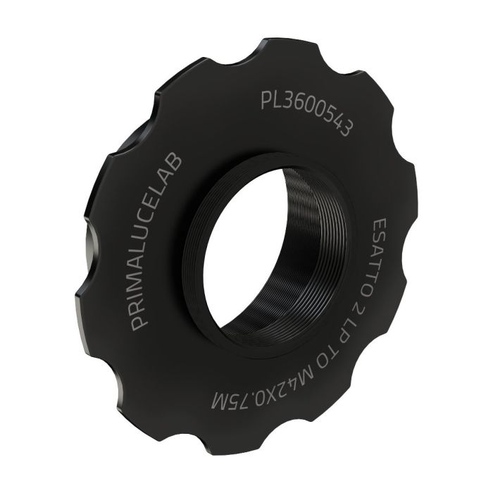 PrimaLuceLab M60 Male to T2 Adapter with Stop Ring for ESATTO 2