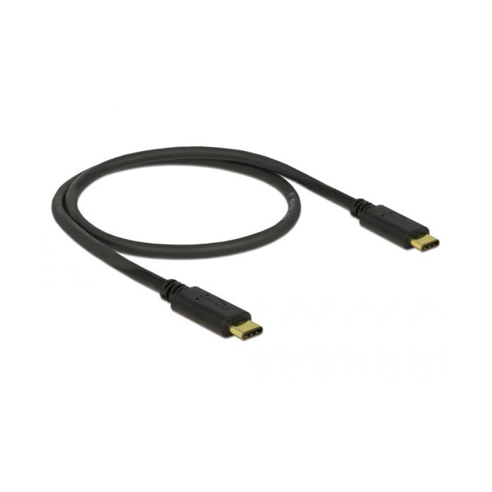 Pegasus Astro USB 3.1 Gen 2 10Gbps Type-C Male to Type-C Male Cable - 0.5m / 1.6ft Long (Pack of 1) # USB3C-C-05M
