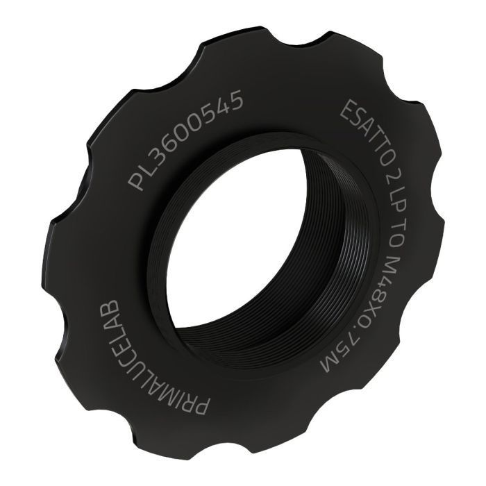 PrimaLuceLab M60 Male to M48 Male Adapter with Stop Ring for ESATTO 2