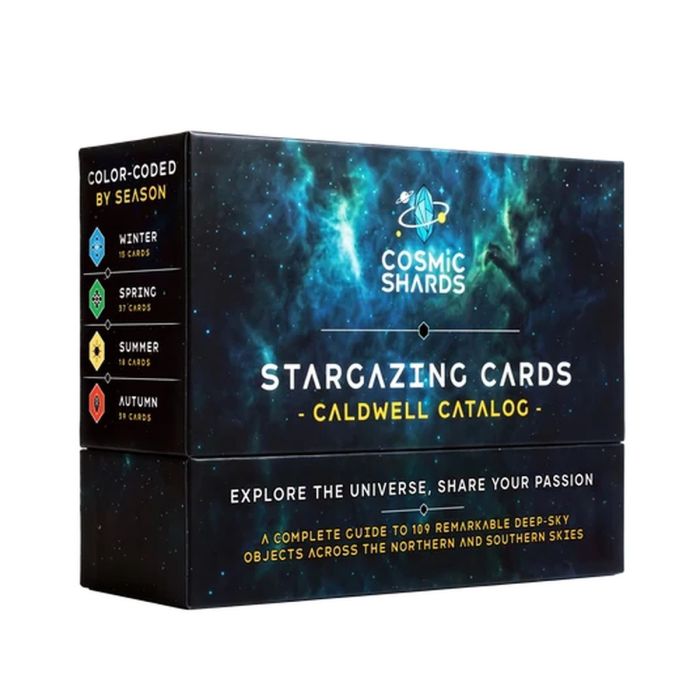 Cosmic Shards Stargazing Cards - Caldwell Catalog, 109 Astronomy Flashcards
