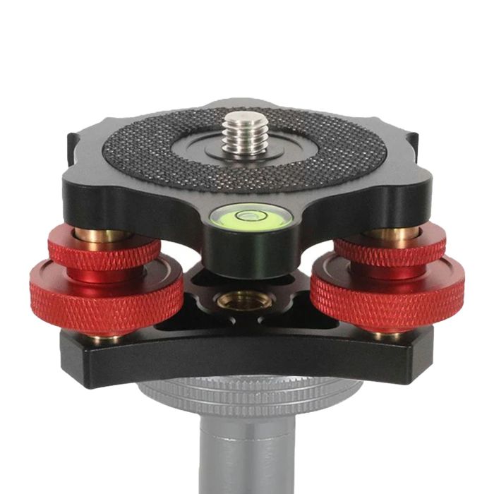 Tripod Head & Camera Base Move Shoot Move 5 Fine Tuning Leveling Base,  w/ 3/8