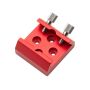 ZWO Synta / Vixen Style Dovetail Mounting Base / Finder Shoe - Red # ZW-FS-II