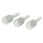 Agena Thumb Screw, Metric M5-0.8, 17mm Thread Length with Plastic Tip for Finder Brackets & Guidescope Rings (Pack of 3)