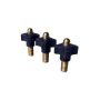 iOptron Star Knobs for AZ Mount Pro, MiniTower/II/Pro Mounts (Set of 3) # 8340