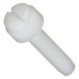 Thumb Screw, Plastic, Knurled Head, Slotted Drive, Metric M3.5x0.6, 12mm Length (Pack of 4)