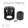 BuckeyeStargazer SCT Mounting Brackets for QHY Q Focuser # Q-Focuser-C11.14-RASA11v2