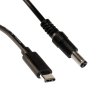 Open Box: Pegasus Astro Cable 2.1mm Male to USB-C - 0.3m / 11.8