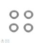 Flat Washer, Stainless Steel, Metric M6 (Pack of 4)