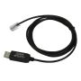 RJ12 to USB Converter Cable with Integrated FTDI OPTEC - 6ft, 12ft, or 25ft