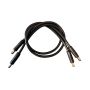 Pegasus Astro  Cold Resistant Flexible 12v DC 5.5x2.1mm Male to 5.5x2.1mm Male Power Extension Cable - 1m / 3.3ft Long (Pack of 2) # PEG-CABL-2121-FLEX