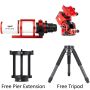 ZWO FF70 APO Telescope, AM3N Head, Pier Extension, & Tripod Bundle
