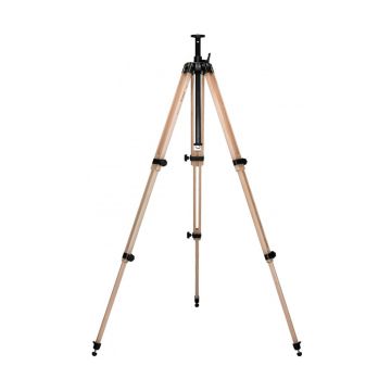 Berlebach Report 823 Photo Tripod: Two Leg Extension, 179cm Max Height & Center Column - Natural # 22021