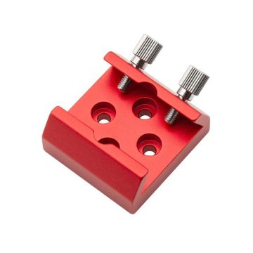 ZWO Synta / Vixen Style Dovetail Mounting Base / Finder Shoe - Red # ZW-FS-II