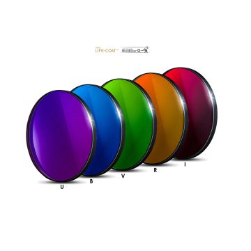 Baader UBVRI Photometric Bessel Filter Set - 50.4mm Round Unmounted # FBESSET-RD50 2961754