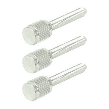 Agena Thumb Screw, Metric M6-1.0, 35mm Thread Length with Delrin Tip for Finder Brackets and Guidescope Rings (Pack of 2)