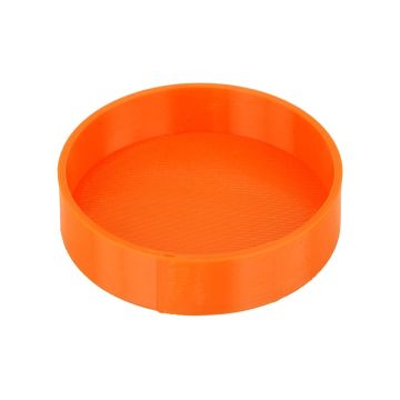 Plastic End Cap Dust Tube Flexible Caps 3D Astro Orange: ID = 1.71