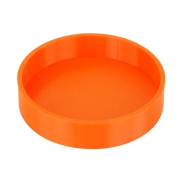 Plastic End Cap Dust Tube Flexible Caps 3D Astro Orange: ID = 2.19