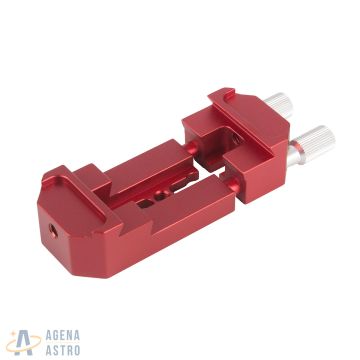 Agena D-V Series Losmandy/Vixen-Style Dovetail Saddle (Red) - 43mm (1.7