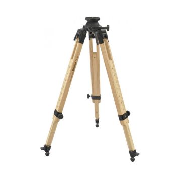 Berlebach Uni 6C Photo Tripod: Single Leg Extension, 88cm Max Height & Leveling Ball - Natural # 11030C