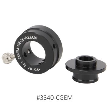 iOptron iPolar Adapter - Fits Celestron CGEM / Sky-Watcher NEQ6 & AZEQ6 Mounts Externally # 3340-CGEM