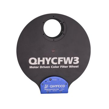 Open Box: QHY 3rd Generation Electronic Filter Wheel - Large (2in or 50mm Round, 7 Position) CLN-5599 # QHYCFW3L-7
