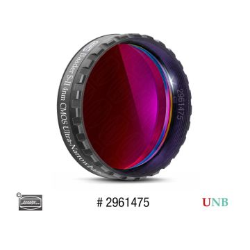 Open Box: Baader CMOS-Optimized 4nm S-II Ultra-Narrowband Filter - 1.25in. Mounted # FCSIINU-1 2961475