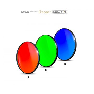 Baader CMOS-Optimized RGB Filter Set - 36mm Round Unmounted # FCRGB-RD36 2961602