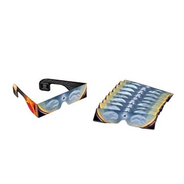 Baader Solar Viewer AstroSolar Silver/Gold Eclipse Glasses / Shades # 2459294 - Pack of 10