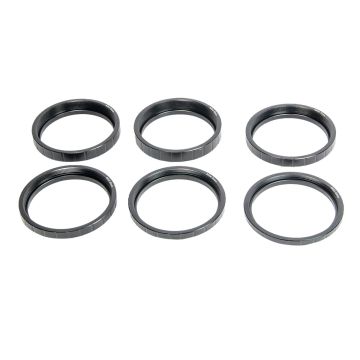 Blue Fireball M54x0.75 Thread Spacer Set (6 Spacers from 4mm to 9mm) # S-SET3