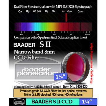 Baader Narrowband S-II (8nm) CCD-Filter - 1.25