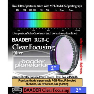 Baader Clear Glass Filter for Focusing or Dust Protection - 2