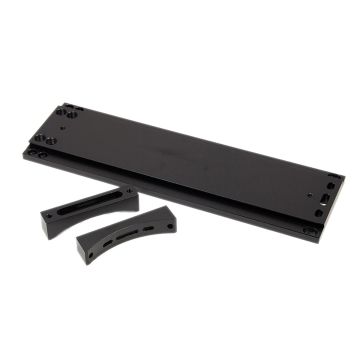 Agena D Series Losmandy-Style Dovetail Plate with Radius Blocks for Celestron C8 OTAs - 340mm (13.4