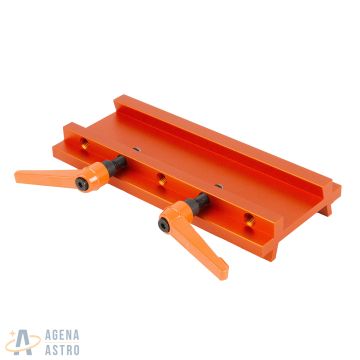 Agena Dovetail Converter to Convert D Series Losmandy Mount to V Series Vixen Mount (Orange) - 205mm