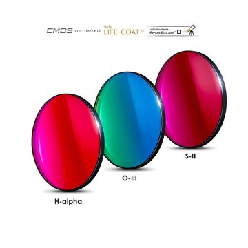 Baader CMOS-Optimized 6.5nm Narrowband Filter Set (H-a/O-III/S-II) - 36mm Round Unmounted # FCSETN-RD36 2961652