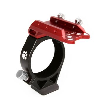 Williams Optics Black Mounting Ring with Red Handle/Saddle Bar for SpaceCat