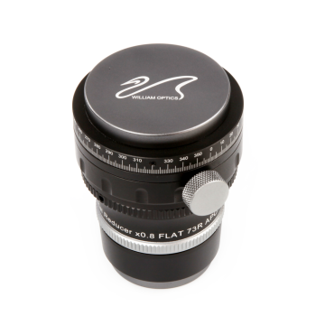 William Optics Adjustable 0.8x Reducer / Field Flattener 73R for Z73 Telescope # P-FLAT73R