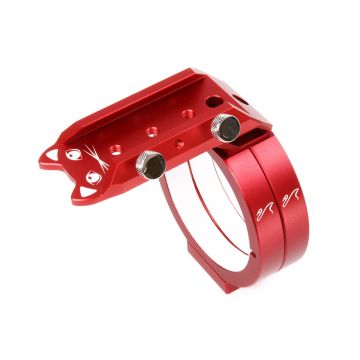 William Optics Mounting Ring and CAT Handlebar Kit for ZenithStar 61 v1 - Red # M-R-61-RD