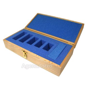 Brandon Birch Hardwood Case for Five Brandon Eyepieces and Barlow # BRNDNBX6BI