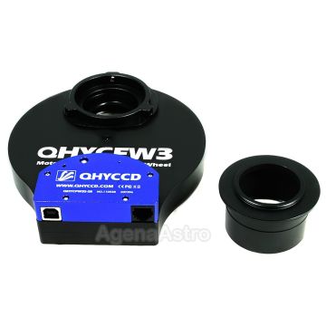 QHY 3rd Generation Small Electronic Filter Wheel - Ultra Thin (36mm Round, 6 Position) # QHYCFW3S-US6