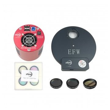 ZWO ASI1600MM-P Monochrome Astronomy Camera Kit with EFW8 & 1.25