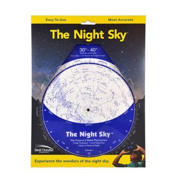 David Chandler's Night Sky Planisphere (Large Plastic) - 5 Latitude Ranges Available