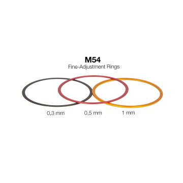 Baader Fine-Adjustment Aluminum Spacer Ring Set for M54 Threads - 0.3/0.5/1.0 mm # M54RING 2457920