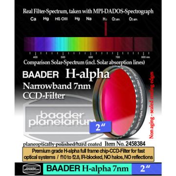 Baader Narrowband H-Alpha (7nm) CCD Filter - 2