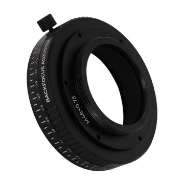 Askar M54x0.75 Female to M48x0.75 Male Thread Spacer Ring / Backfocus Adjuster with Variable 18mm - 20mm Extension